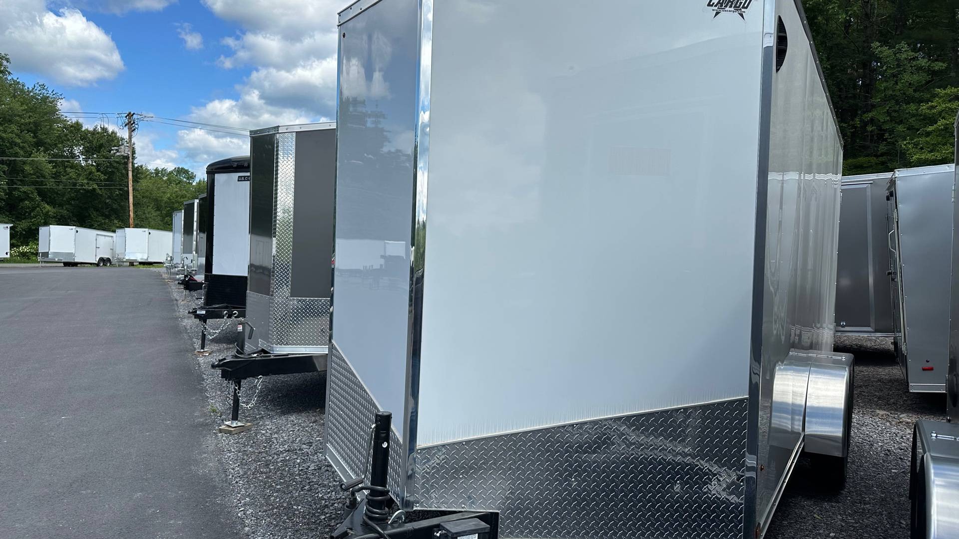 2023 US Cargo ULAFTX716TA2 Enclosed Cargo Trailer 7' Wide x 16' Long Interior Height 7' Ramp Door Cargo Trailers