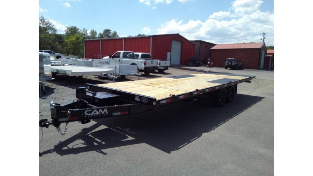 2025 Cam Superline 7 TON DECKOVER 20' TILTING + 4' STATIONARY Tilt Trailers