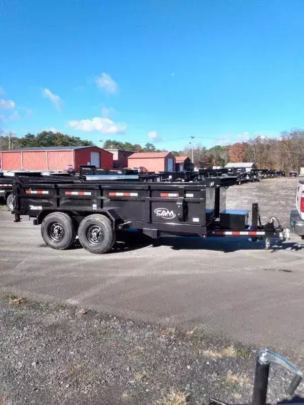 2025 Cam Superline 82 x 14 Low Profile Beast Dump 15.4K Dump Trailers