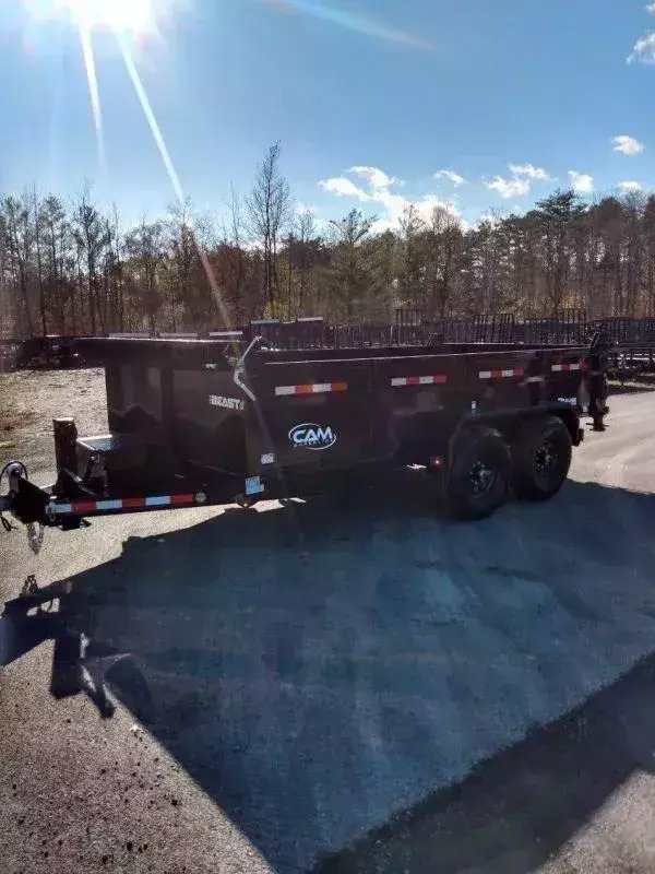2025 Cam Superline 82 x 14 Low Profile Beast Dump 15.4K Dump Trailers