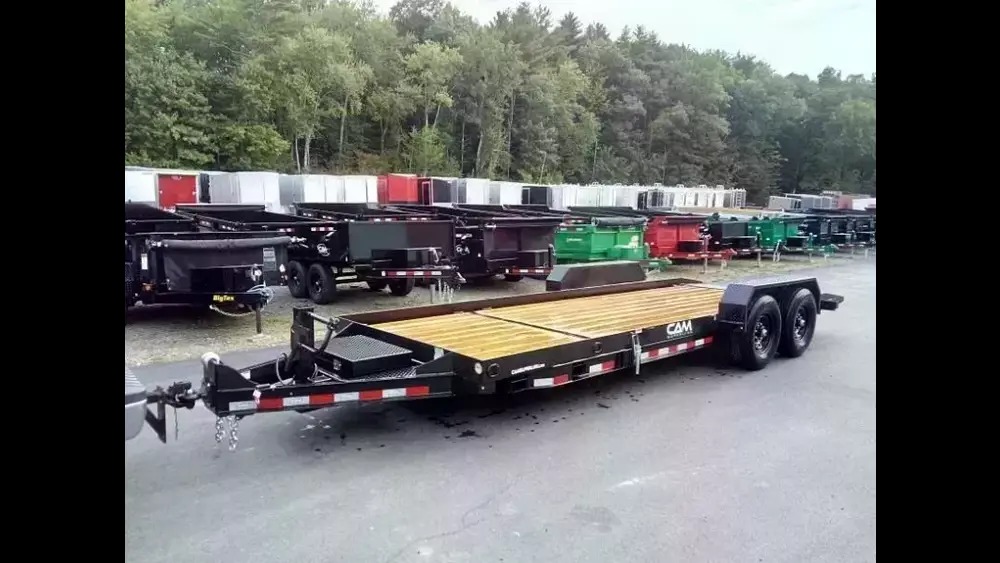 2026 Cam Superline 7 TON SPLIT TILT DECK BETWEEN 16' TILT + 6' STAT Tilt Trailers