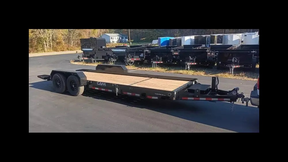 2026 Cam Superline 7 TON SPLIT TILT DECK BETWEEN 16' TILT + 6' STAT Tilt Trailers