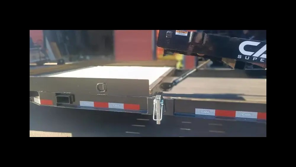 2026 Cam Superline 7 TON SPLIT TILT DECK BETWEEN 16' TILT + 6' STAT Tilt Trailers