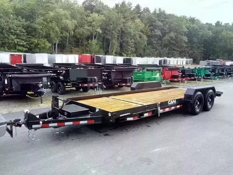2026 Cam Superline 7 TON SPLIT TILT DECK BETWEEN 16' TILT + 6' STAT Tilt Trailers