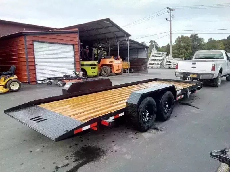 2026 Cam Superline 7 TON SPLIT TILT DECK BETWEEN 16' TILT + 6' STAT Tilt Trailers