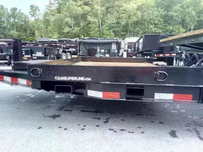 2026 Cam Superline 7 TON SPLIT TILT DECK BETWEEN 16' TILT + 6' STAT Tilt Trailers