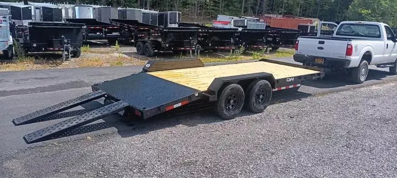 2026 Cam Superline Ton Car Hauler Trailer 18FT Wood Deck Car Haulers
