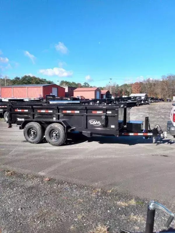 2025 Cam Superline 82 x 14 Low Profile Beast Dump 15.4K Dump Trailers