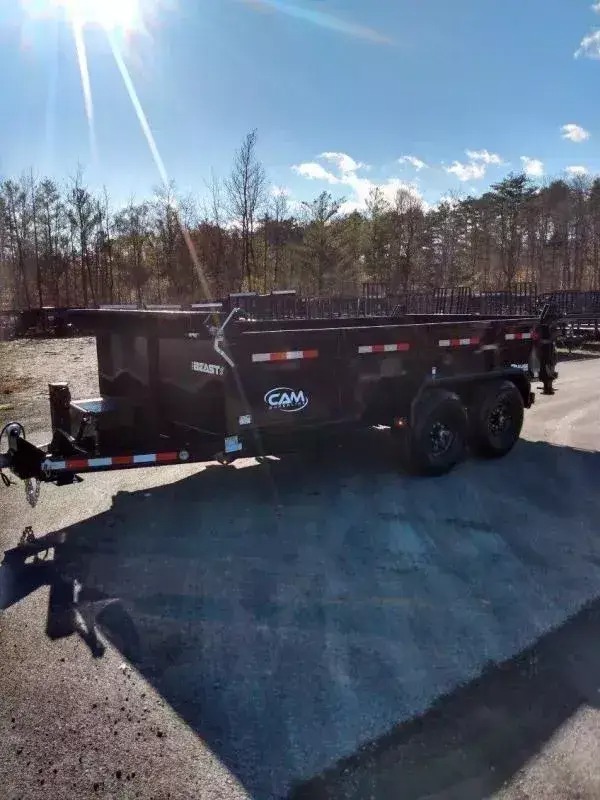 2025 Cam Superline 82 x 14 Low Profile Beast Dump 15.4K Dump Trailers
