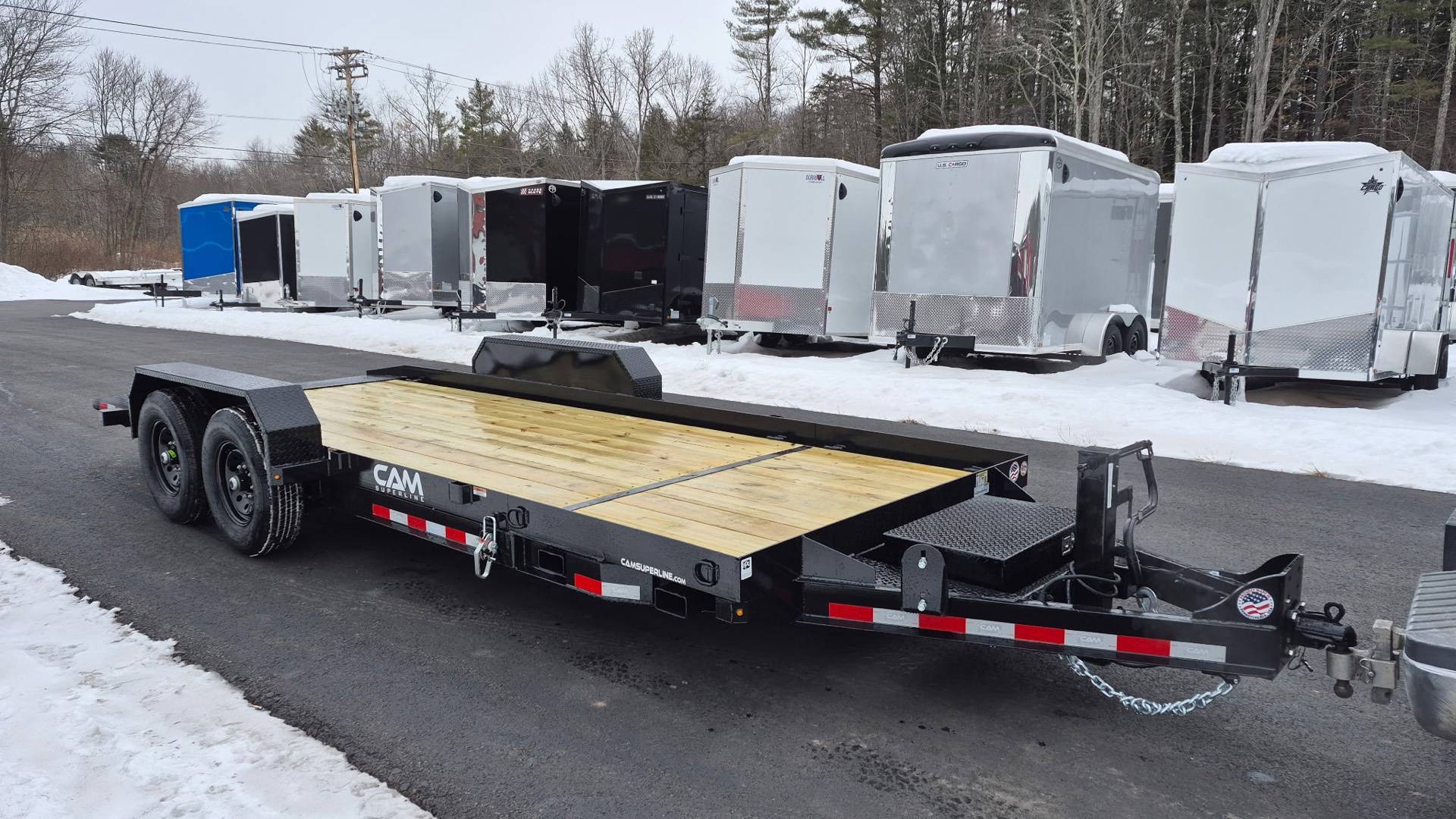 2026 Cam Superline P-SDT82164-154 7 X 16+4 SPLIT TILT EQUIPMENT TRAIL Tilt Trailers