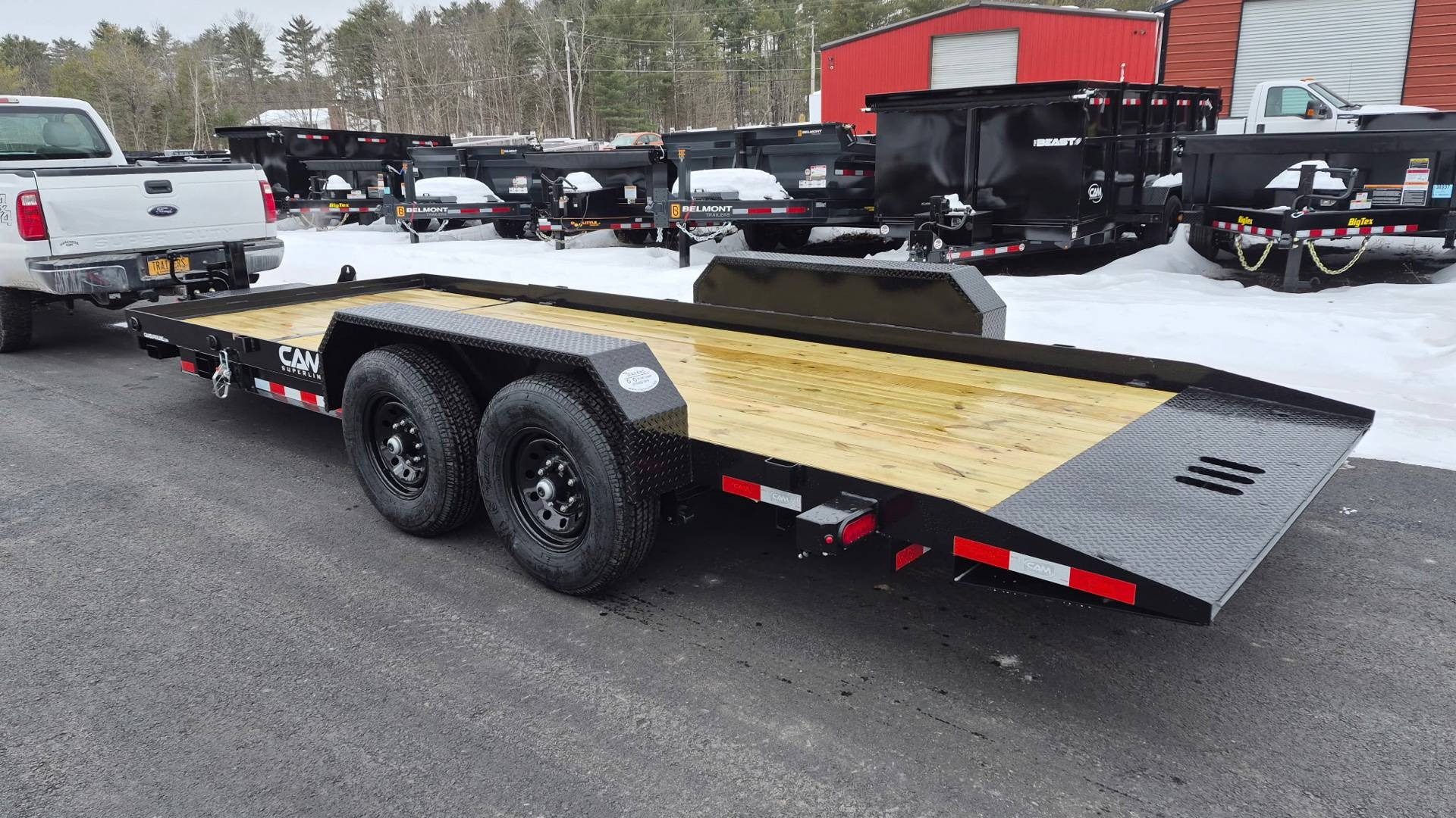 2026 Cam Superline P-SDT82164-154 7 X 16+4 SPLIT TILT EQUIPMENT TRAIL Tilt Trailers