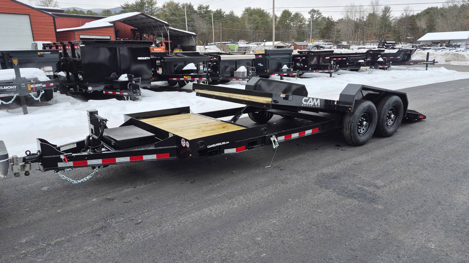 2026 Cam Superline P-SDT82164-154 7 X 16+4 SPLIT TILT EQUIPMENT TRAIL Tilt Trailers