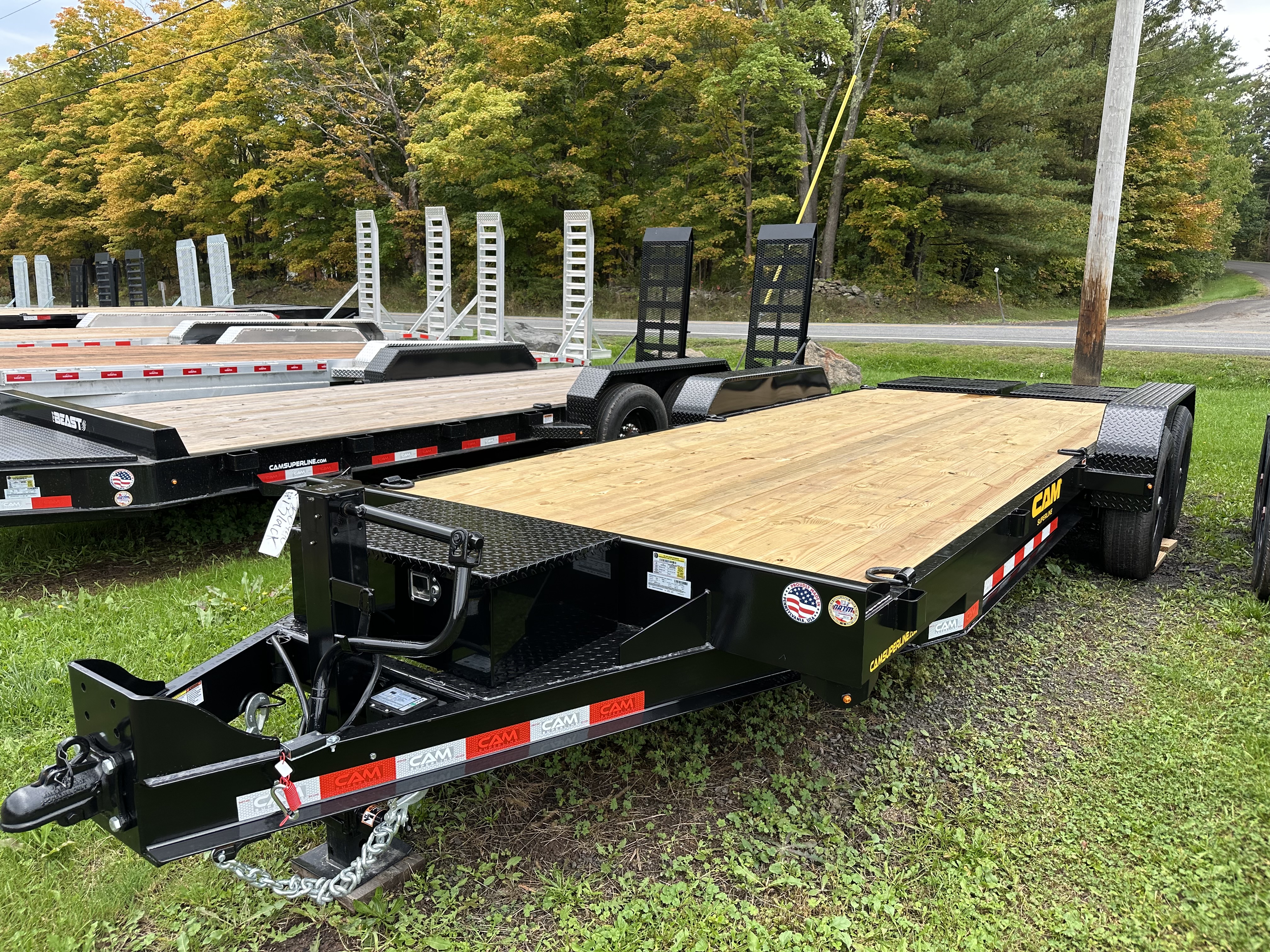2027 Cam Superline P-SRE8220-154 Equipment Trailer